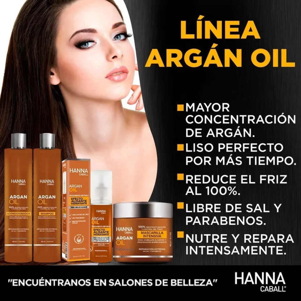 MASCARILLA HANNA CABALL ARGAN 400 ML.