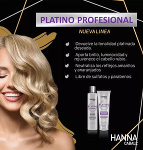 MASCARILLA HANNA CABALL PLATINO 250 ML.
