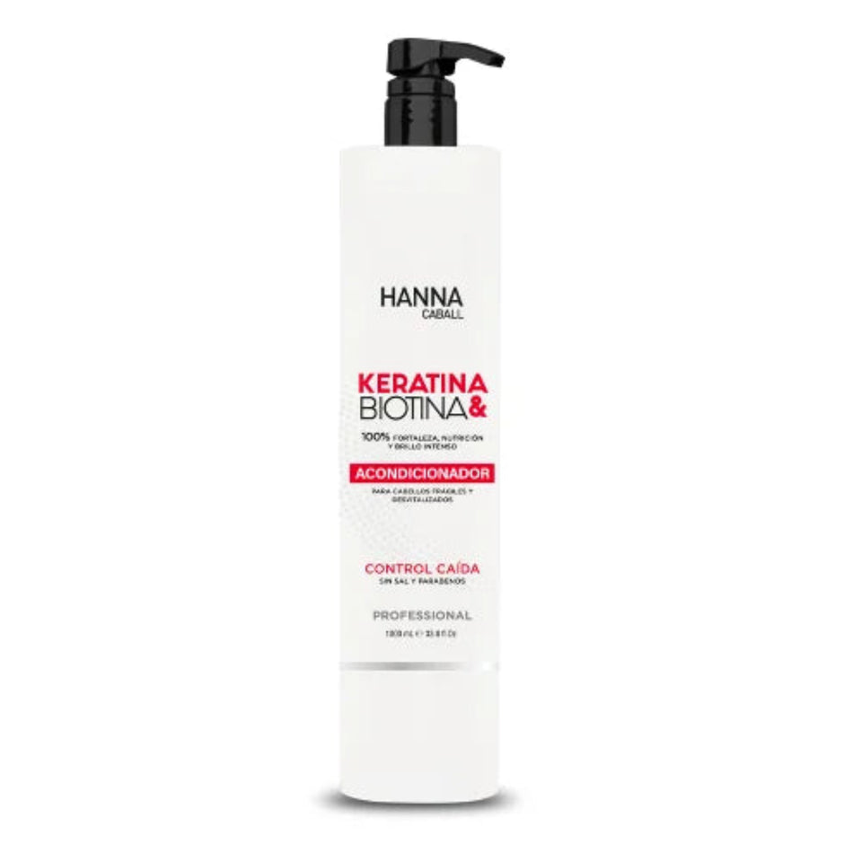 ACONDICIONADOR HANNA CABALL KERATINA & BIOTINA 1000 ML.