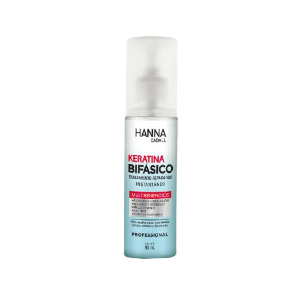BIFASICO HANNA CABALL KERATINA & BIOTINA 95 ML.