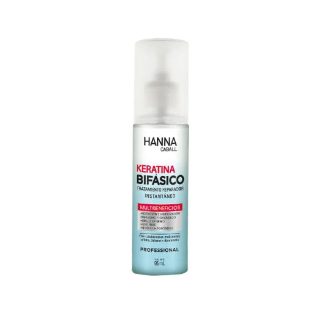 BIFASICO HANNA CABALL KERATINA & BIOTINA 95 ML.