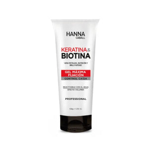 GEL PARA PEINAR HANNA CABALL KERATINA & BIOTINA 150 ML.
