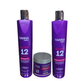 PACK 2: SHAMPOO + ACONDICIONADOR + MASCARILLA HANNA CABALL ELIXIR 12 OLEOS 400 ML.