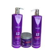 PACK 2: SHAMPOO + ACONDICIONADOR + MASCARILLA HANNA CABALL ELIXIR 12 OLEOS 1000 ML.