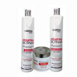 PACK 2: SHAMPOO + ACONDICIONADOR + MASCARILLA HANNA CABALL KERATINA & BIOTINA 400 ML.