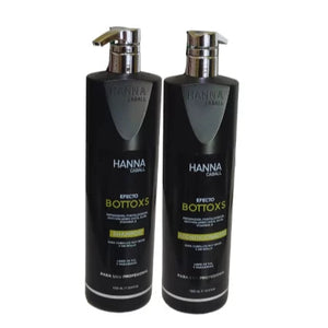 PACK 1: SHAMPOO + ACONDICIONADOR HANNA CABALL EFECTO BOTTOX 1000 ML.