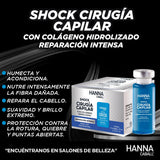 AMPOLLA SHOCK CIRUGIA CAPILAR HANNA CABALL CON COLAGENO HIDROLIZADO 15 ML.⭐⭐⭐⭐⭐ 6000+ Clientes satisfechos